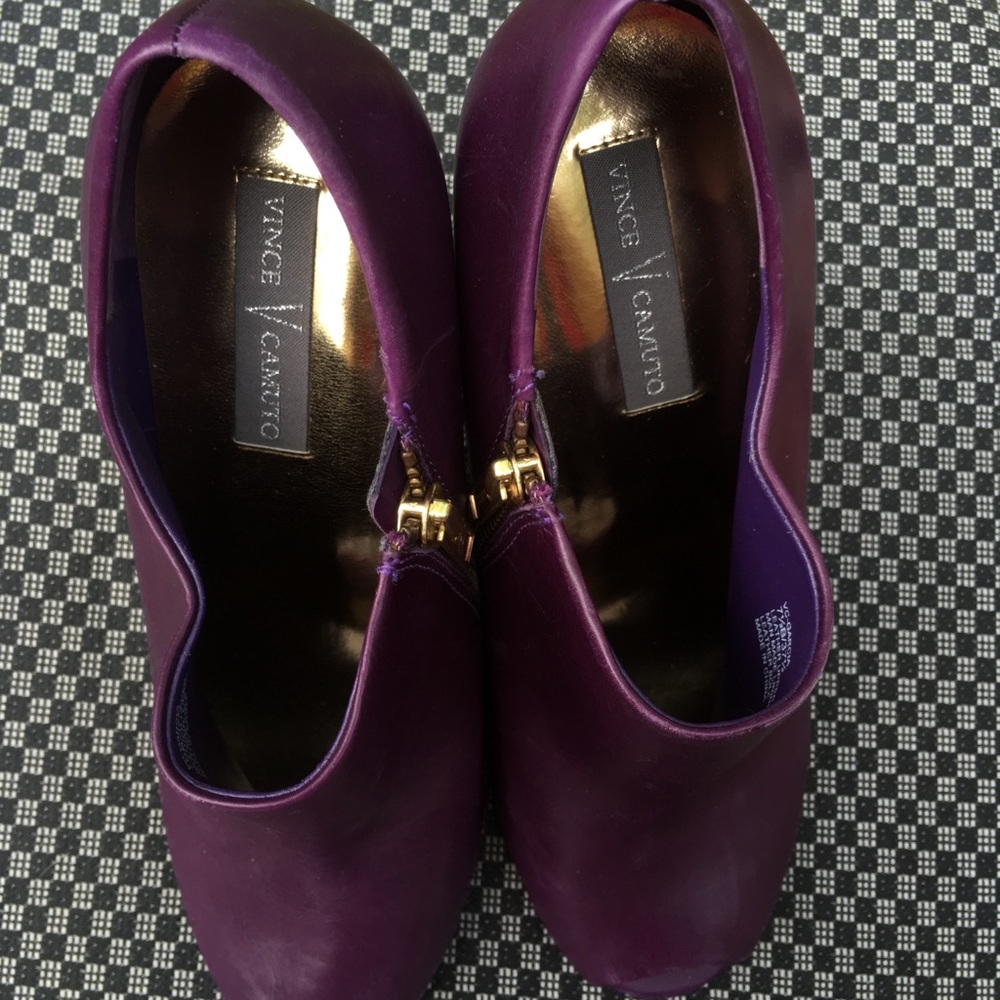 Purple Vince Camuto Booties - Picture 4 of 7